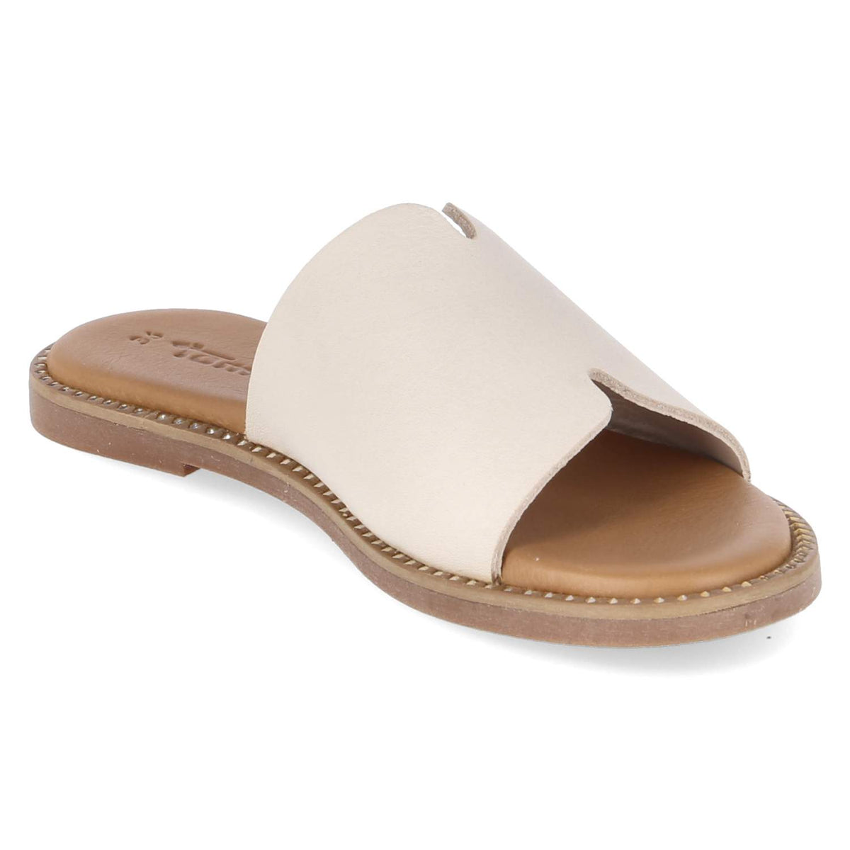 Pantoletten  Beige