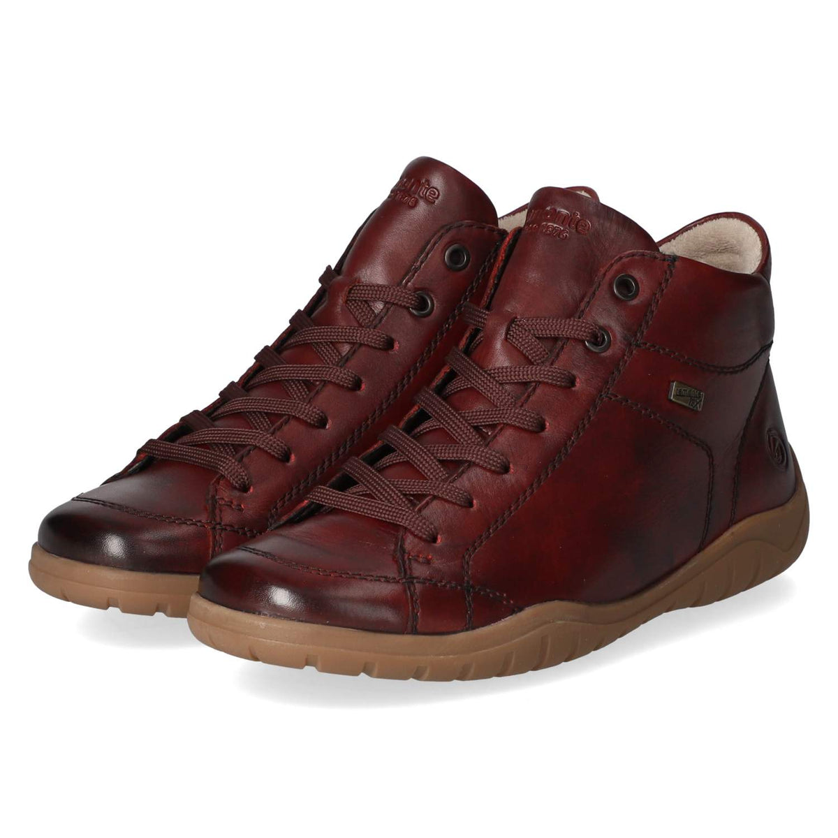 Schnürstiefeletten  Rot