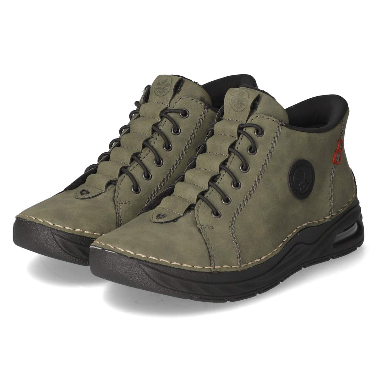 Schnürstiefeletten  Grün