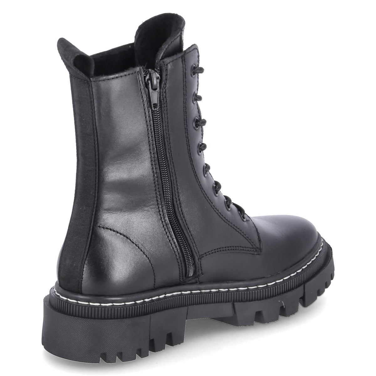 Schnürboots  Schwarz