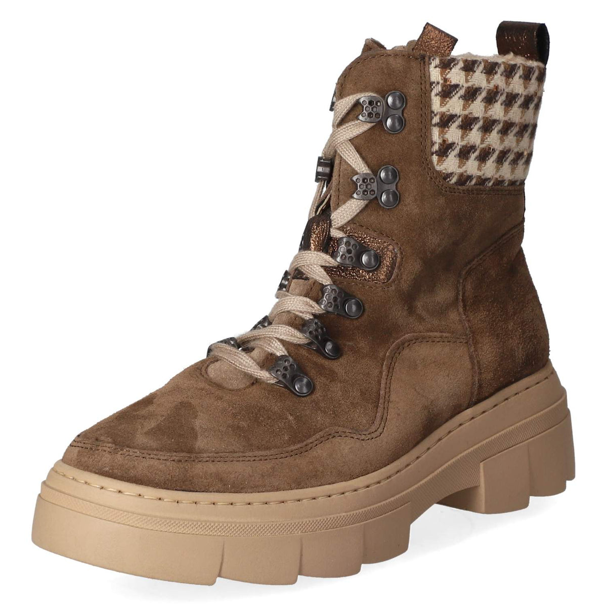 Schnürstiefeletten Saiga Grün