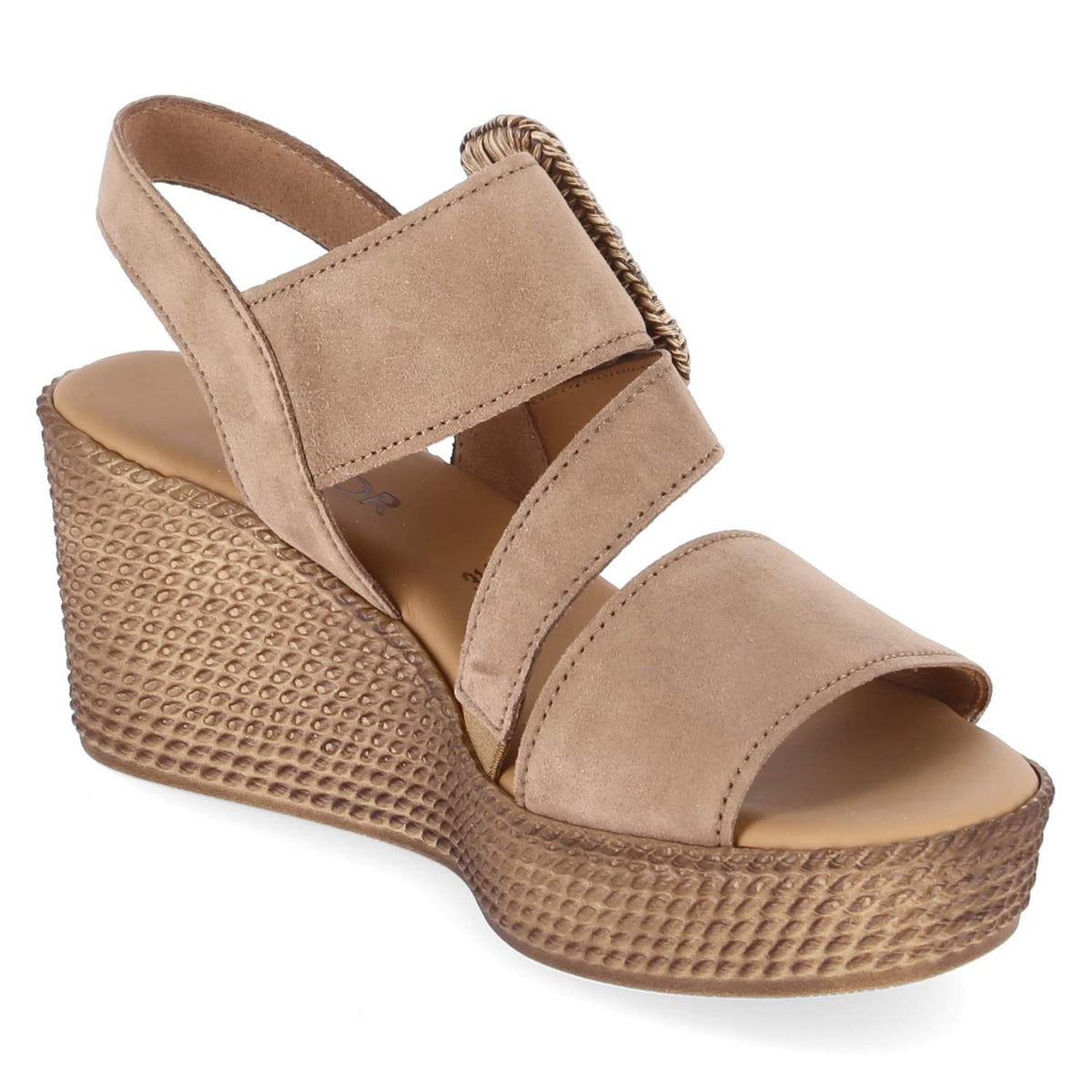 Espadrille-Sandaletten  Braun