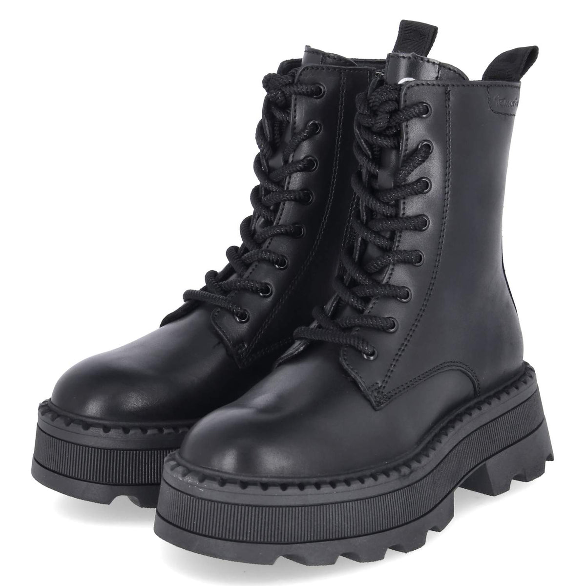 Schnürboots  Schwarz