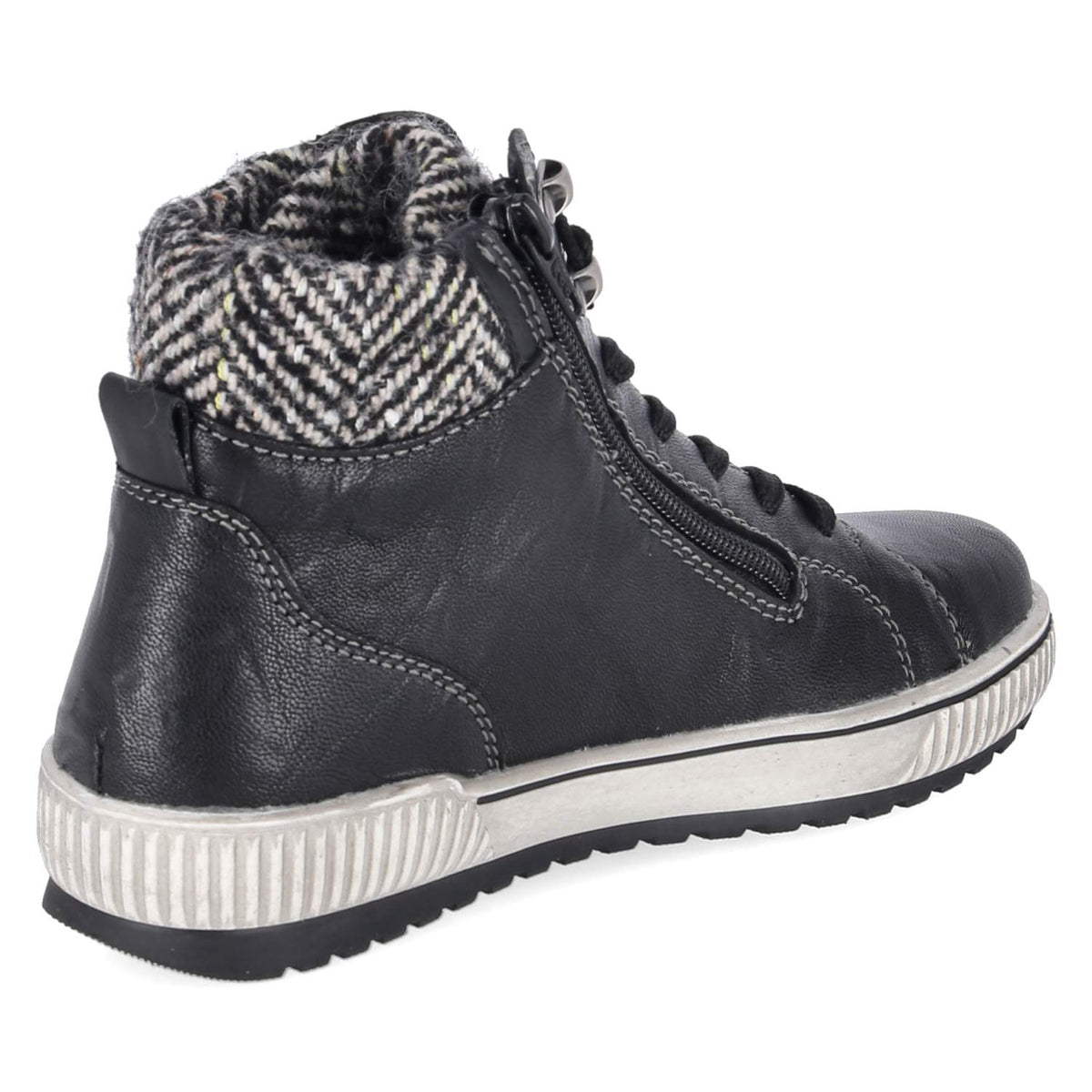 Schnürstiefeletten  Schwarz