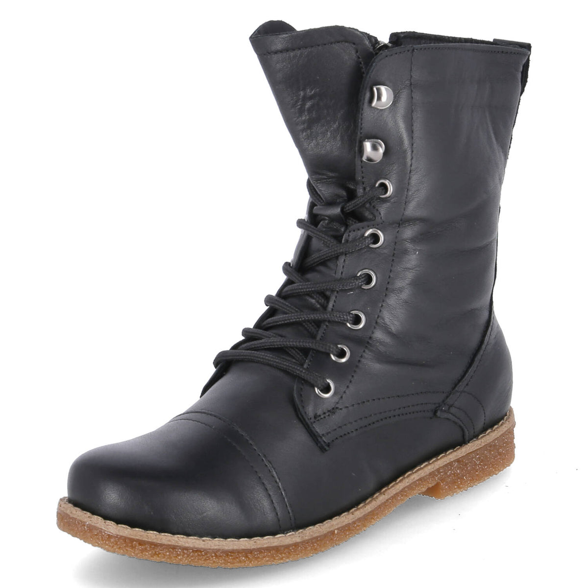 Schnürstiefeletten  Schwarz