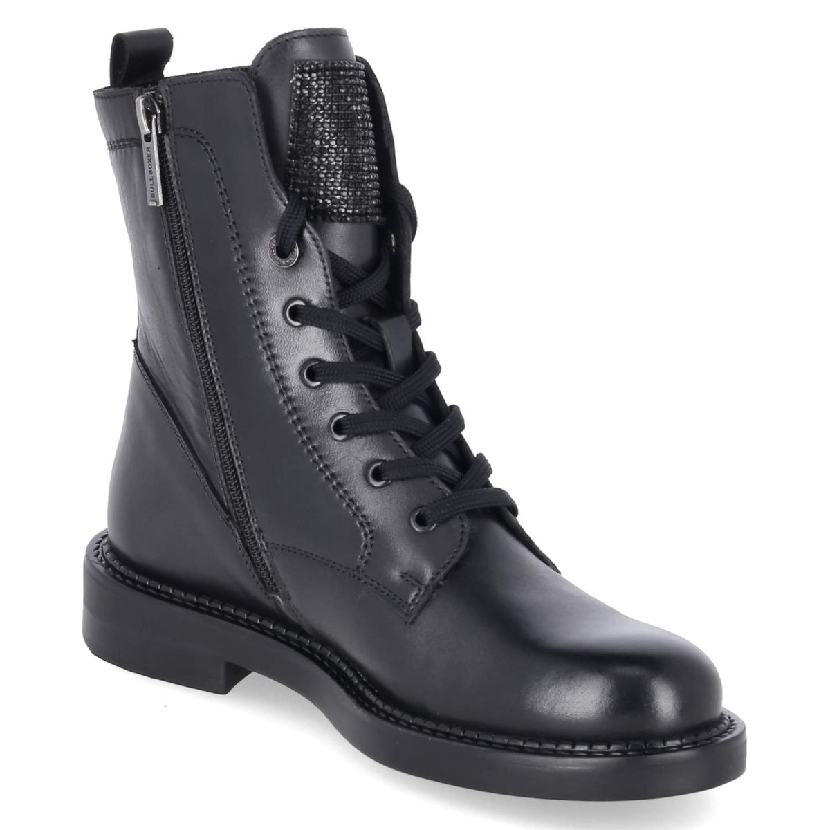 Schnürboots  Schwarz