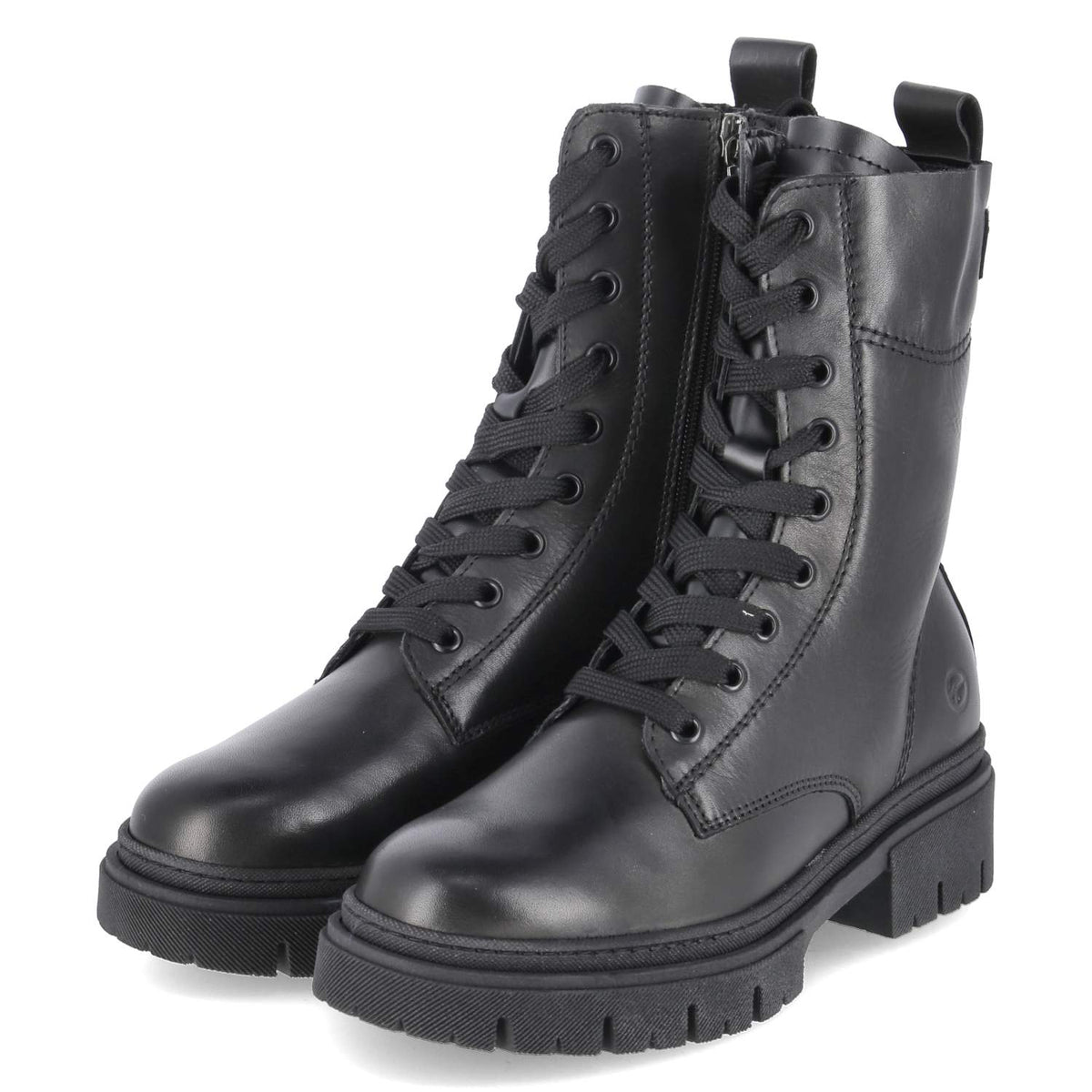 Schnürboots  Schwarz
