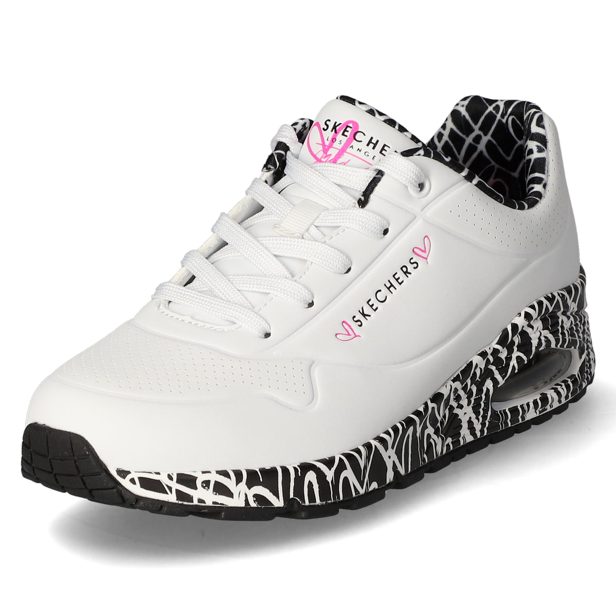 Low Sneaker UNO LOVING LOVE  Weiß