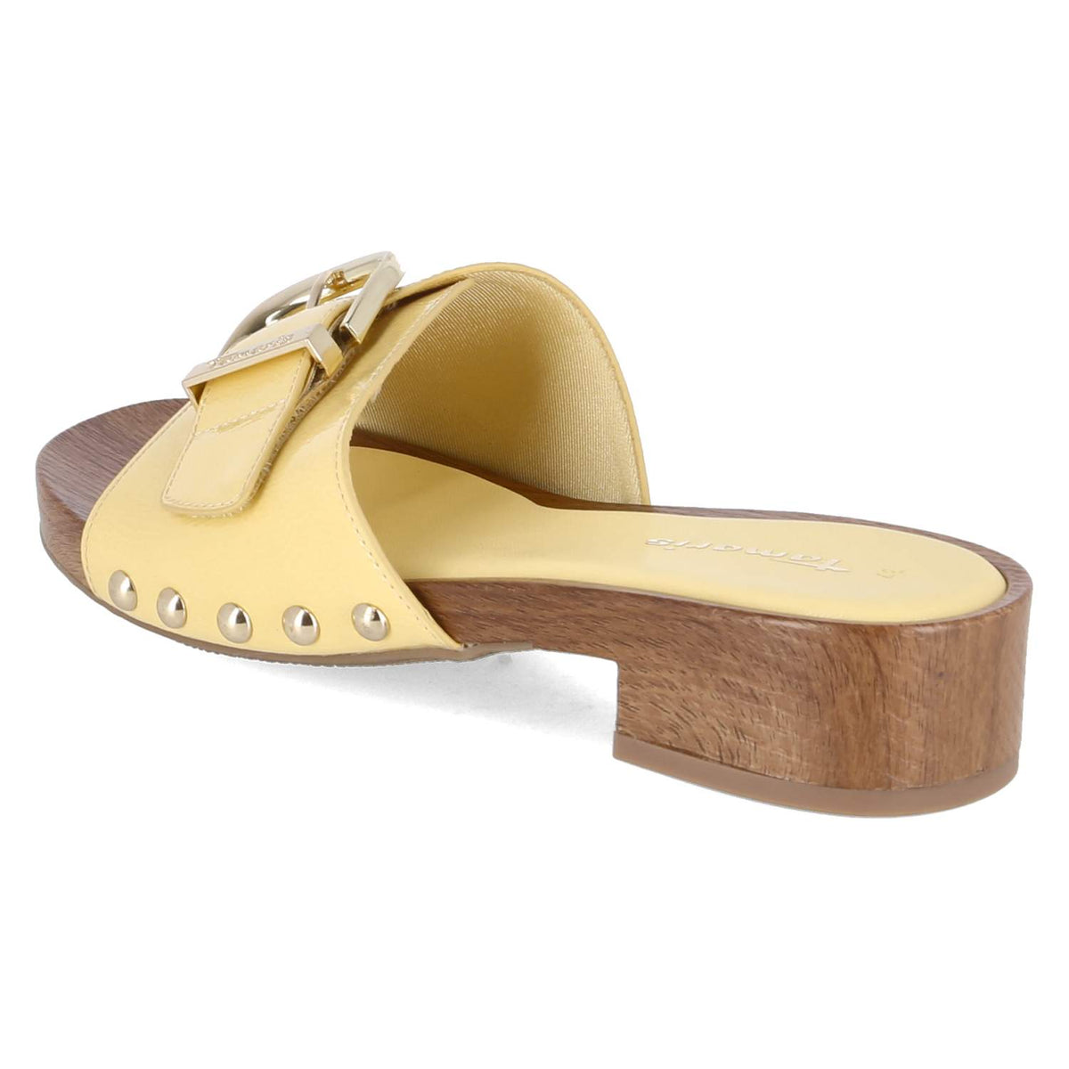 Open Toe Clogs  Gelb