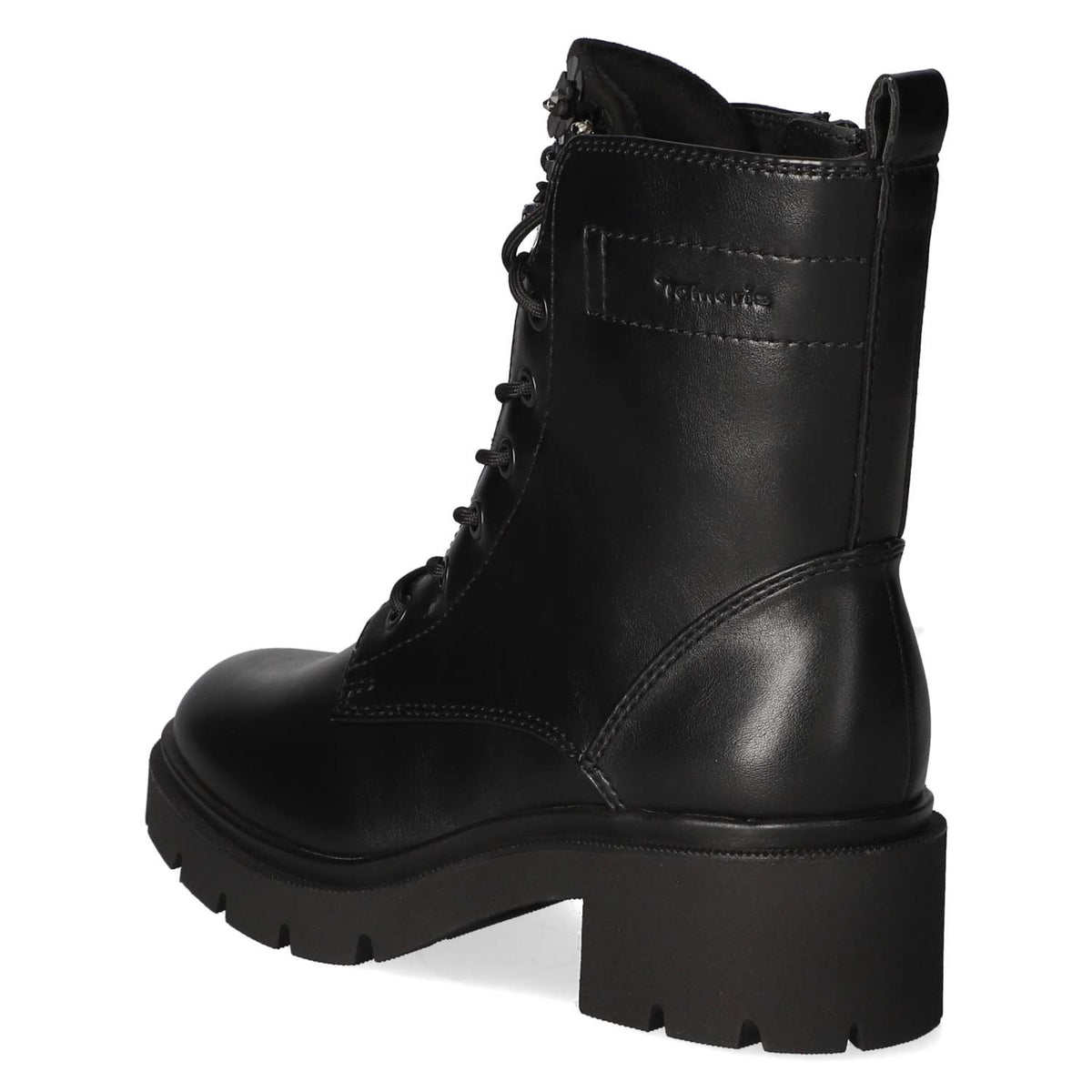 Schnürstiefeletten  Schwarz
