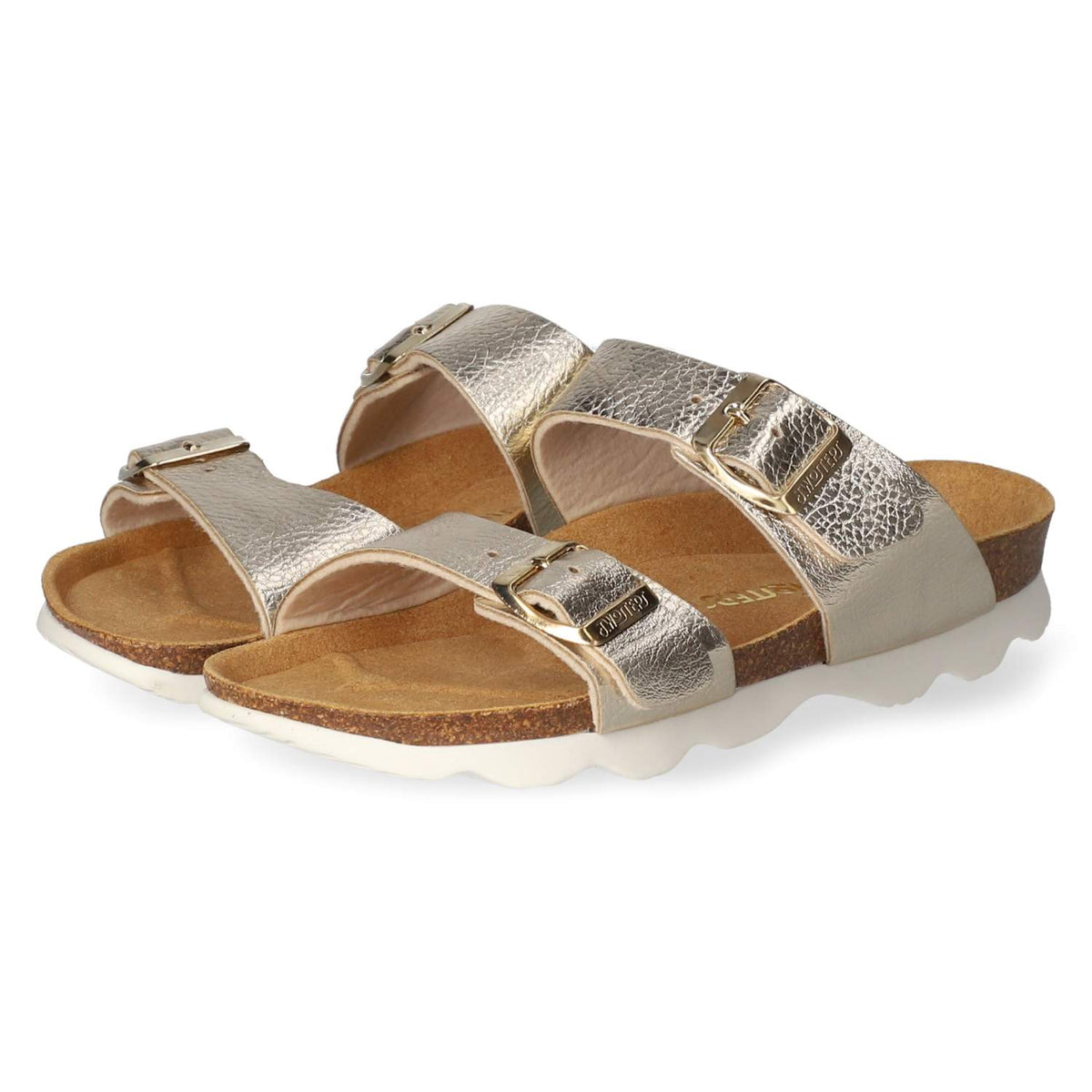 Pantoletten  Gold