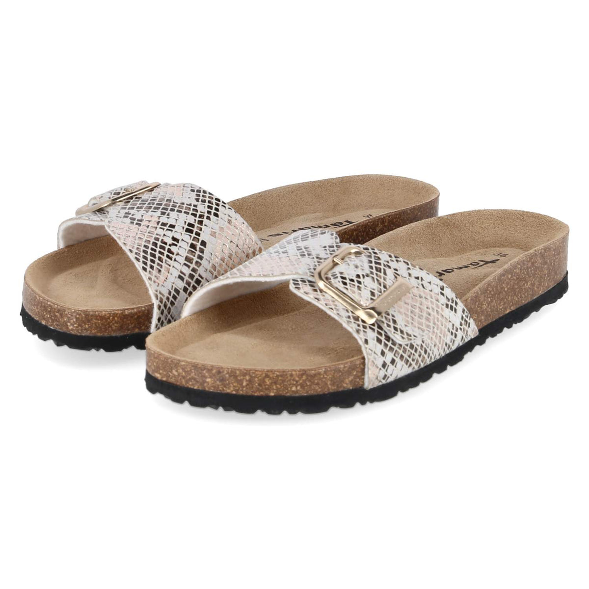 Pantoletten  Beige