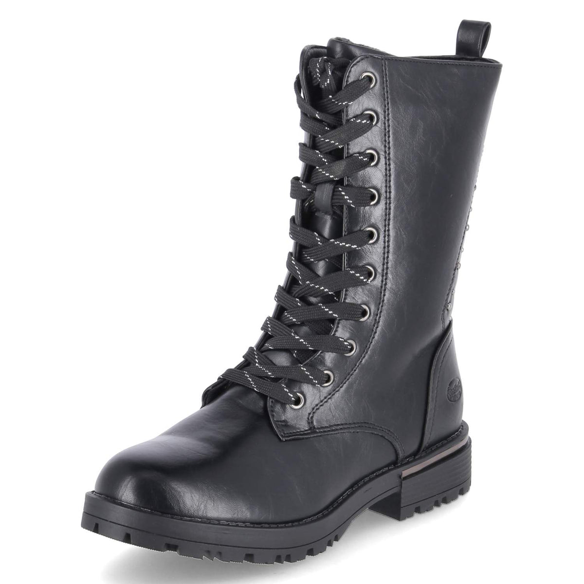 Schnürstiefeletten  Schwarz