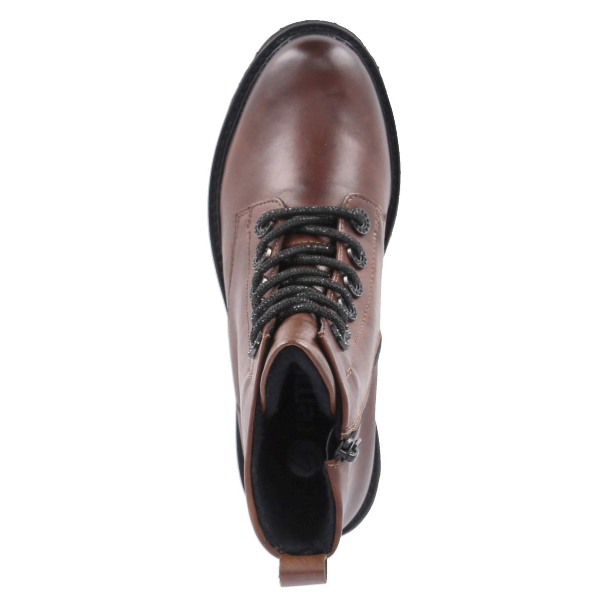 Schnürstiefeletten  Braun