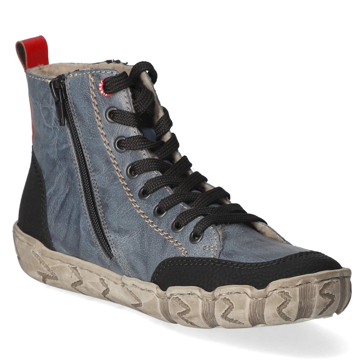 Schnürboots  Blau