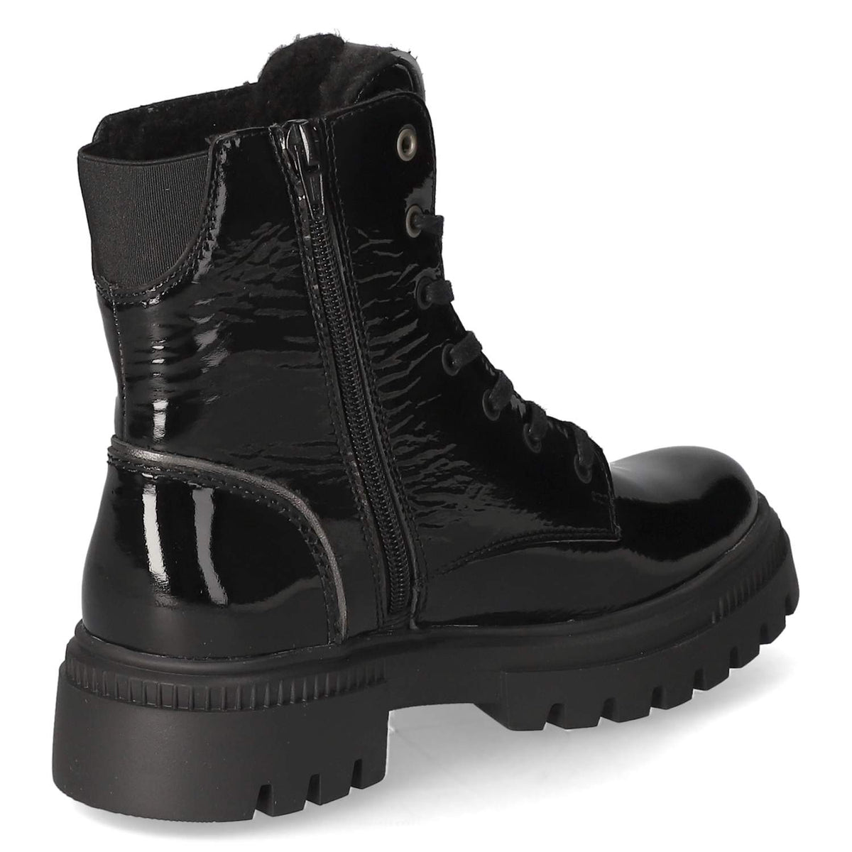 Schnürboots  Schwarz