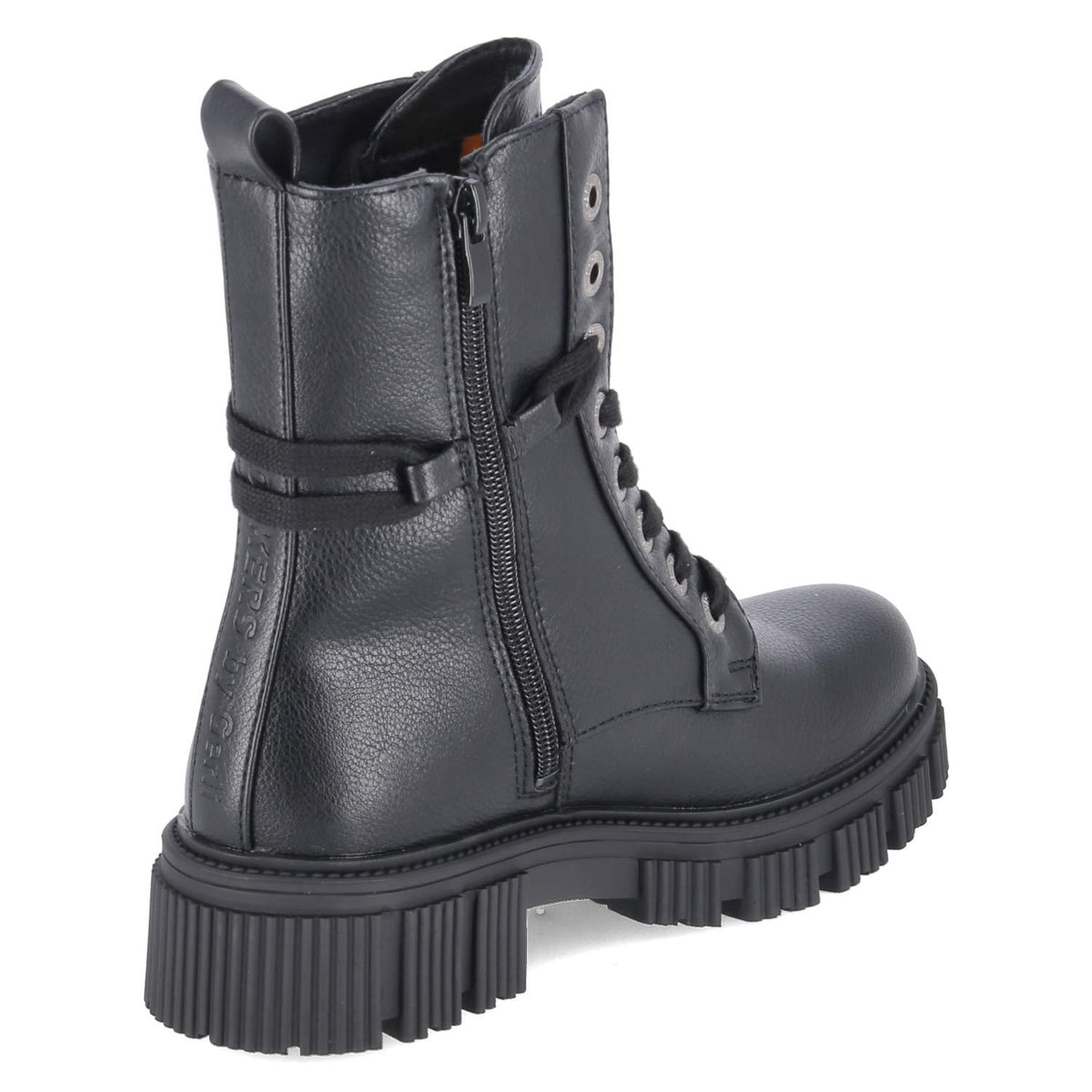 Schnürboots  Schwarz