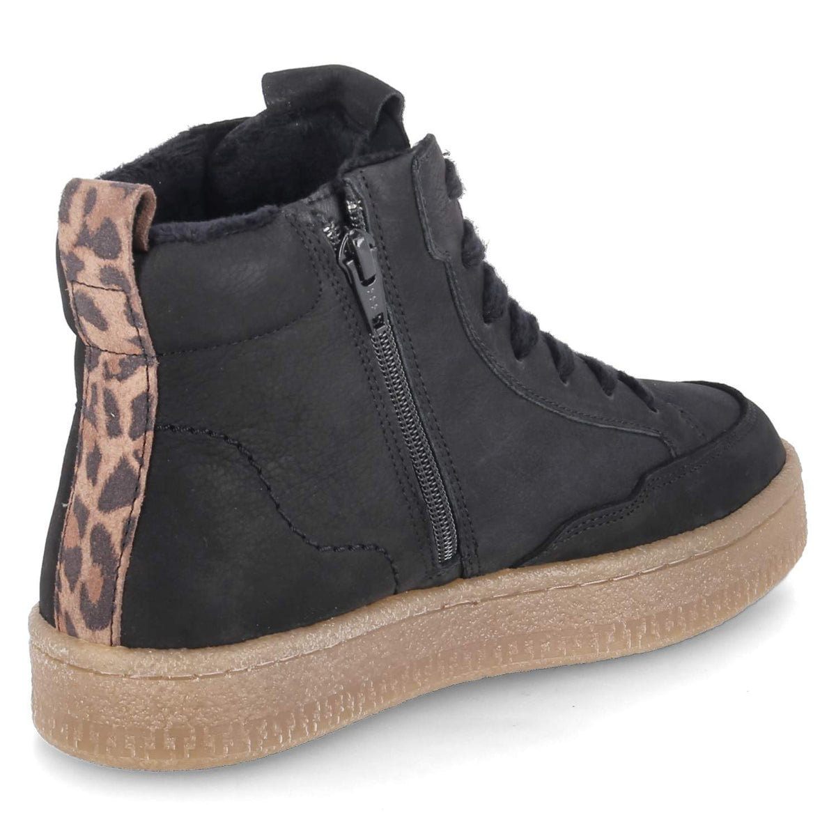 Schnürstiefeletten  Schwarz