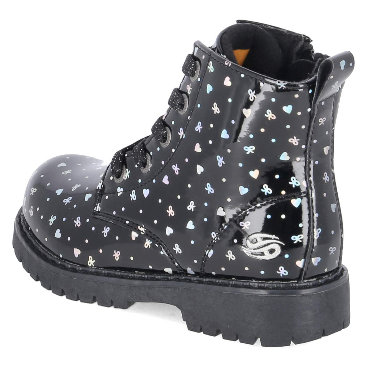 Schnürboots  Schwarz