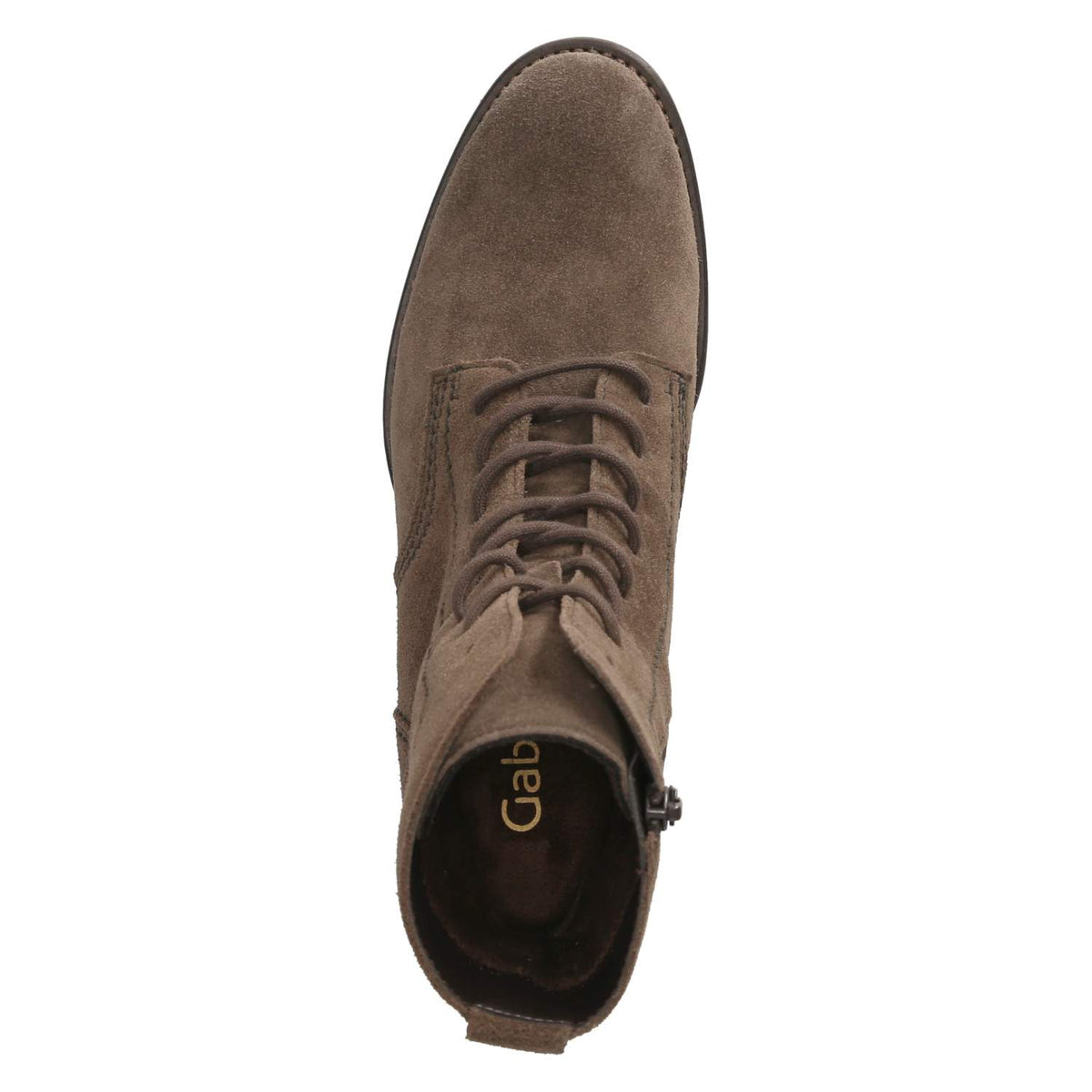 Schnürstiefeletten  Braun