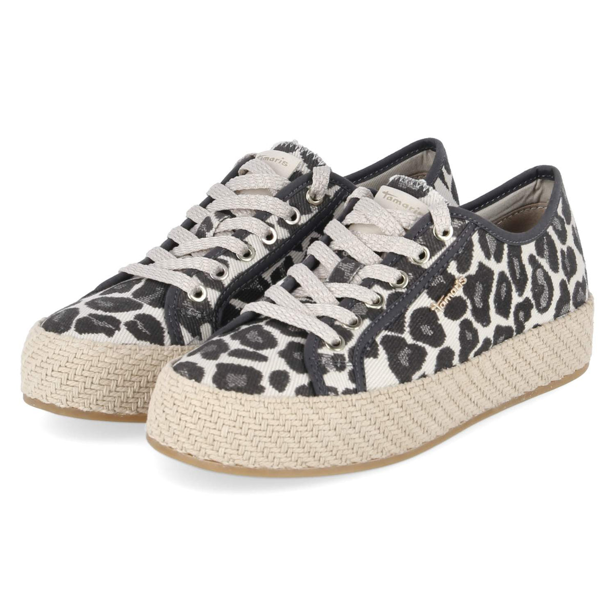 Leinen-Sneaker  Braun