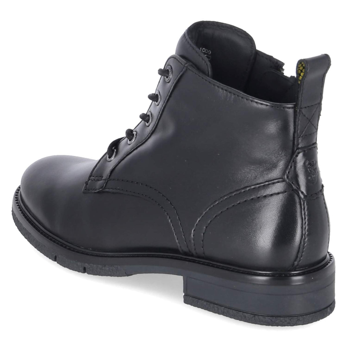 Schnüstiefeletten  Schwarz