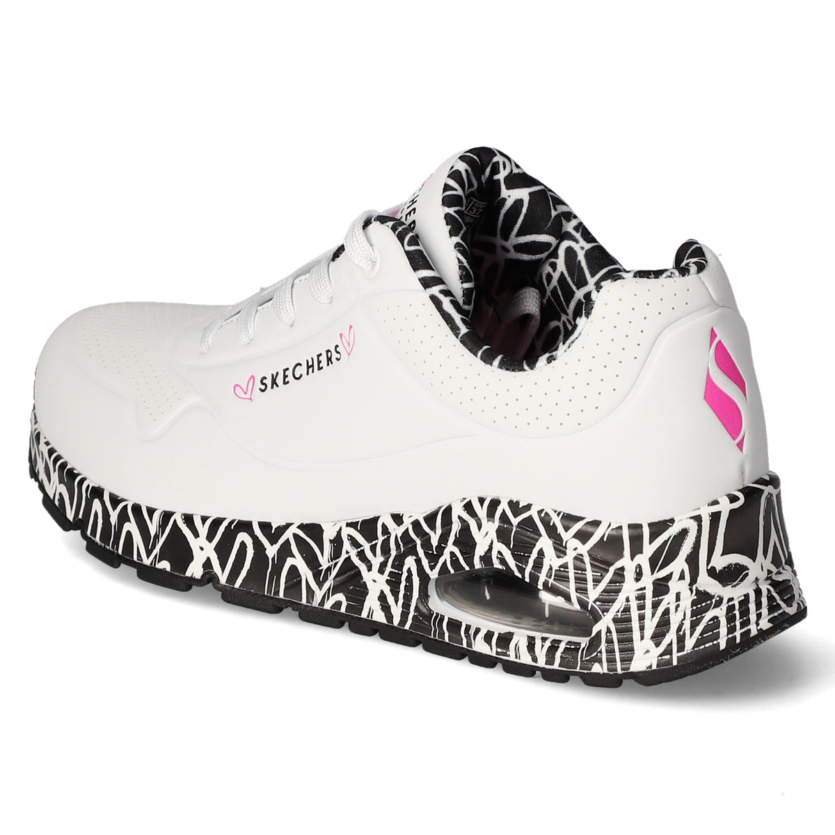 Low Sneaker UNO LOVING LOVE  Weiß