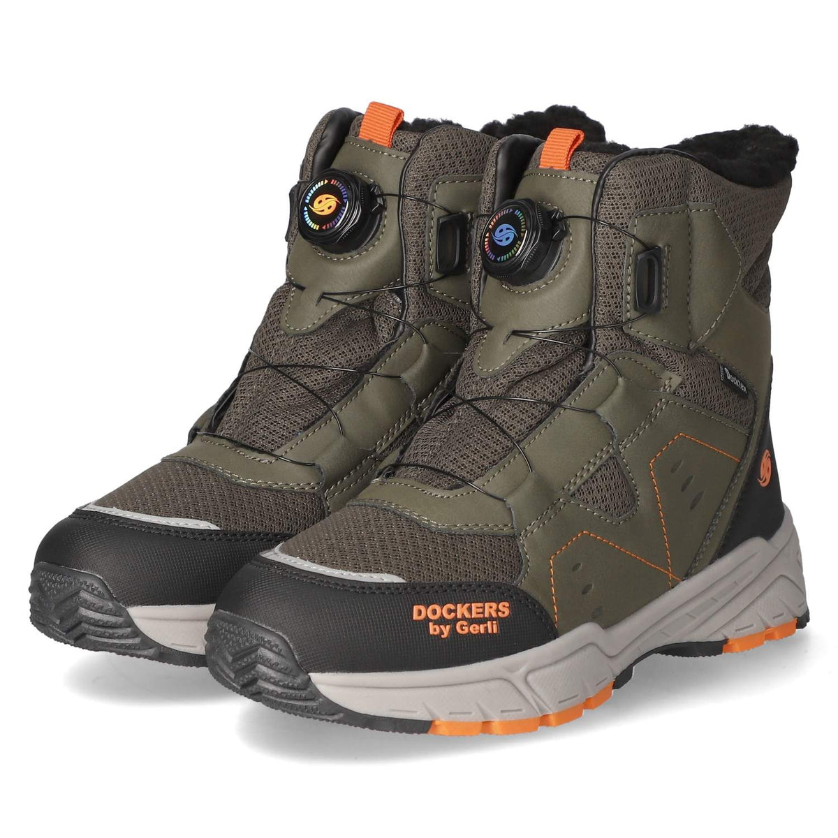 Schnürstiefeletten  Grün