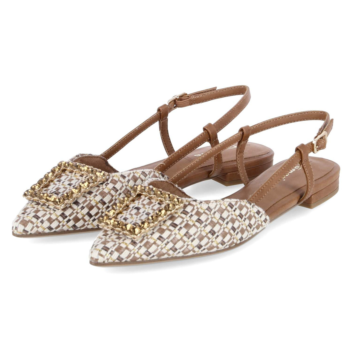 Slingballerinas  Beige