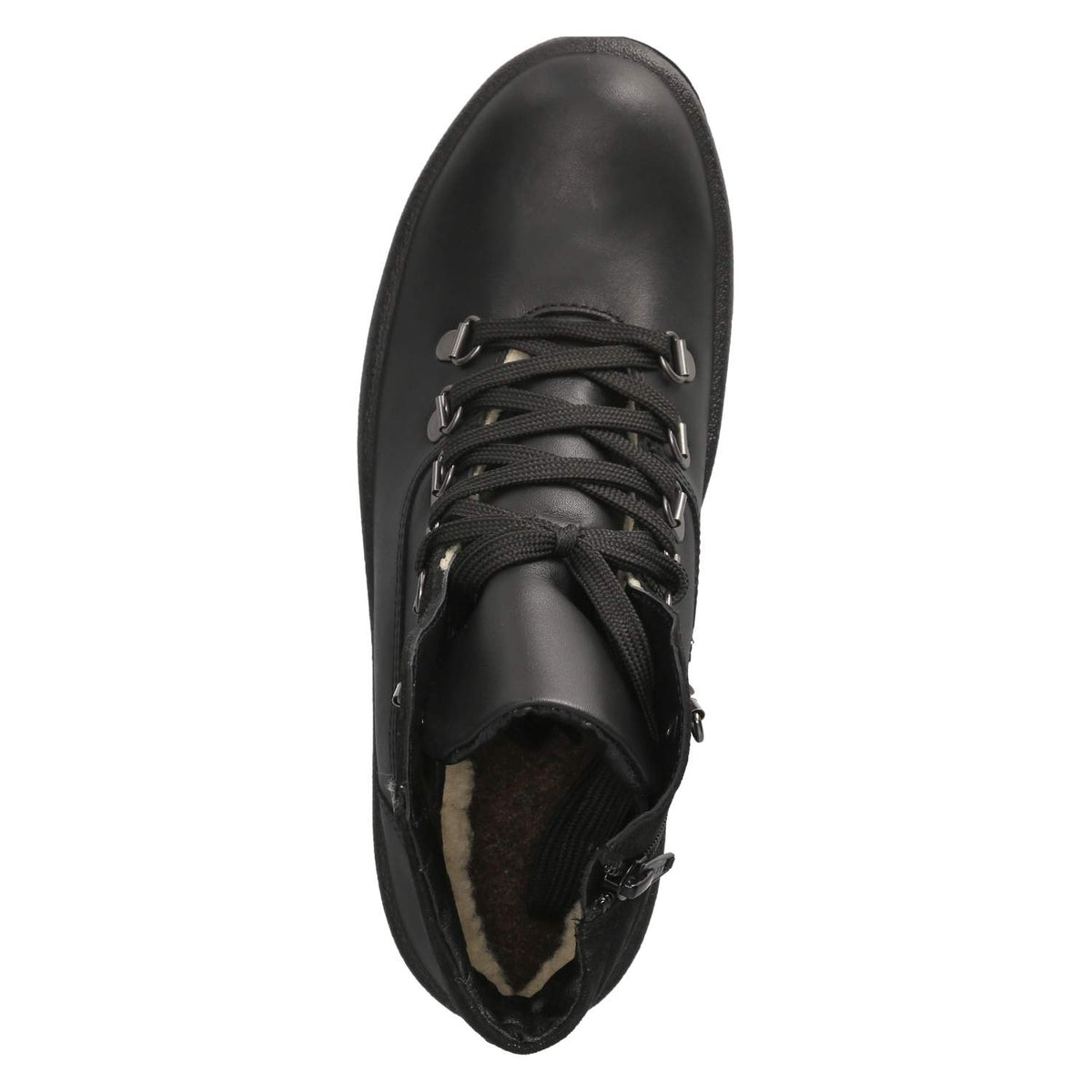Schnürstiefeletten  Schwarz