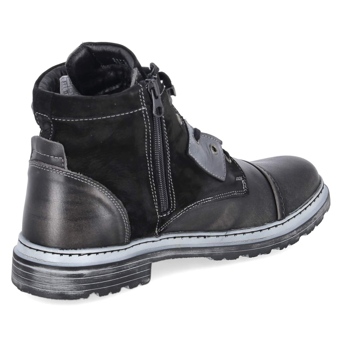 Schnürboots  Grau
