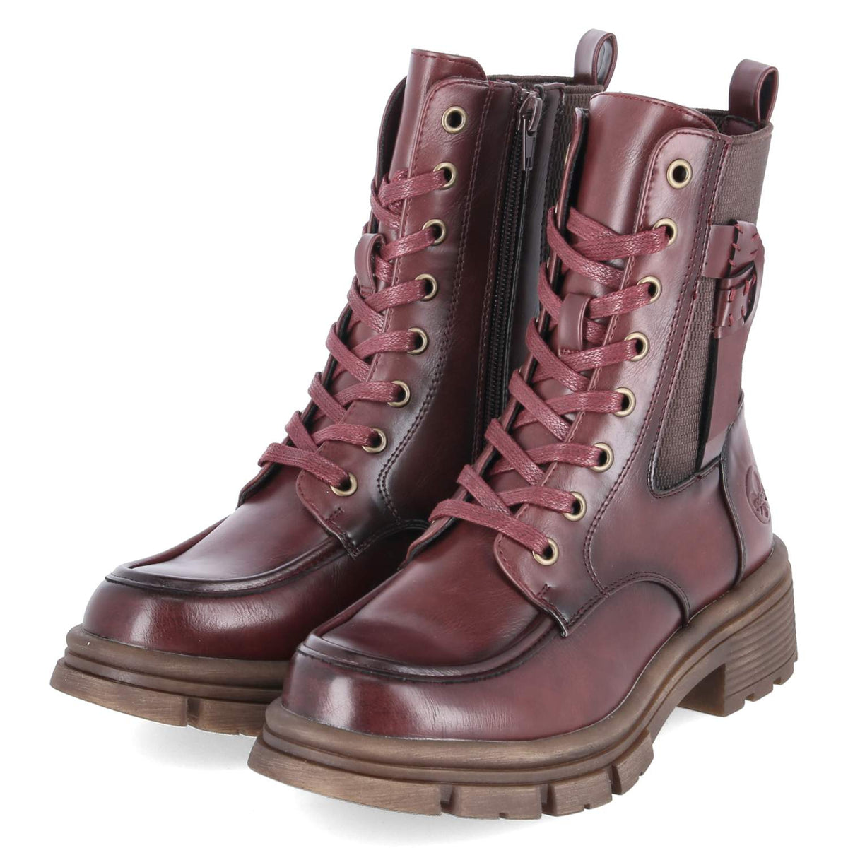 Schnürstiefeletten  Schwarz