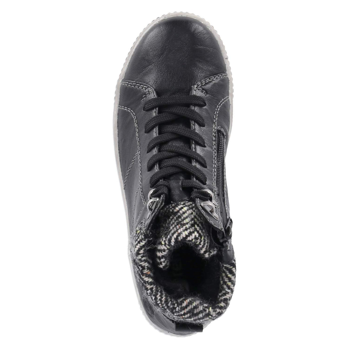 Schnürstiefeletten  Schwarz