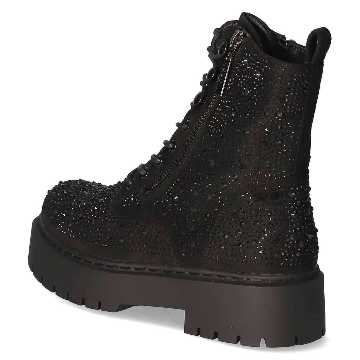 Schnürboots  Schwarz