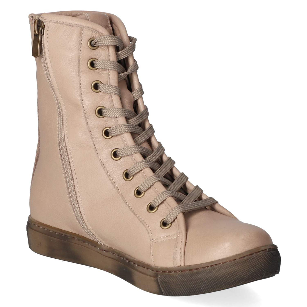 Schnürstiefeletten  Grau