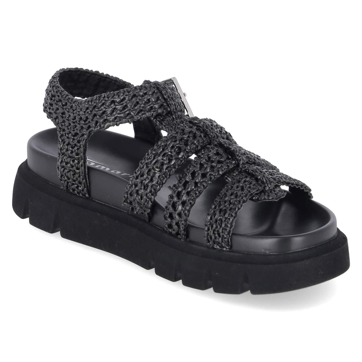 Plateau-Sandalen  Schwarz