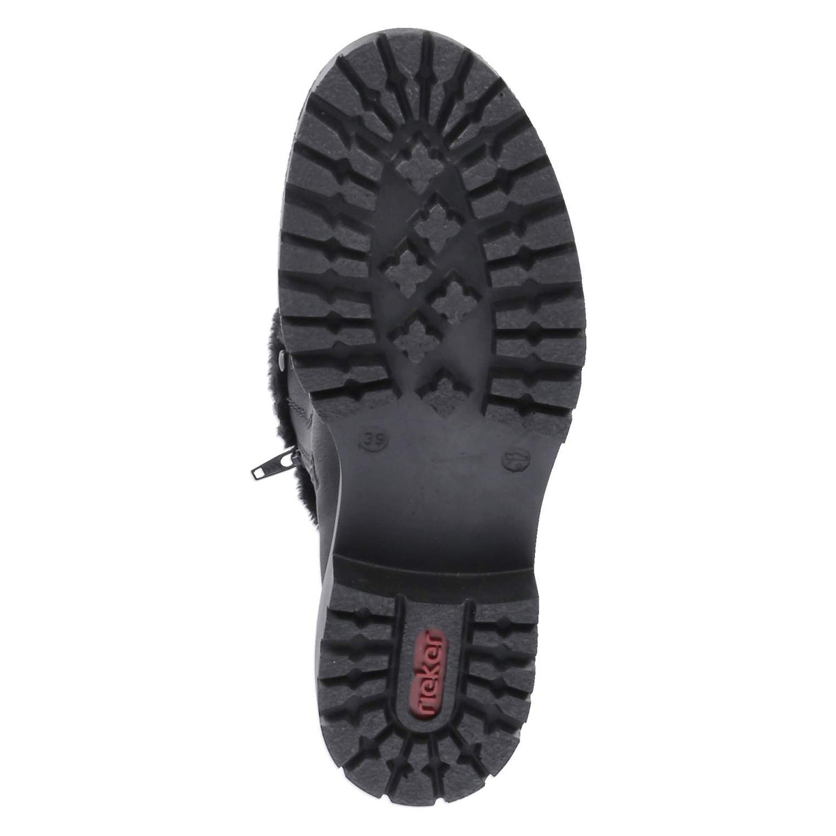 Schnürstiefeletten  Schwarz