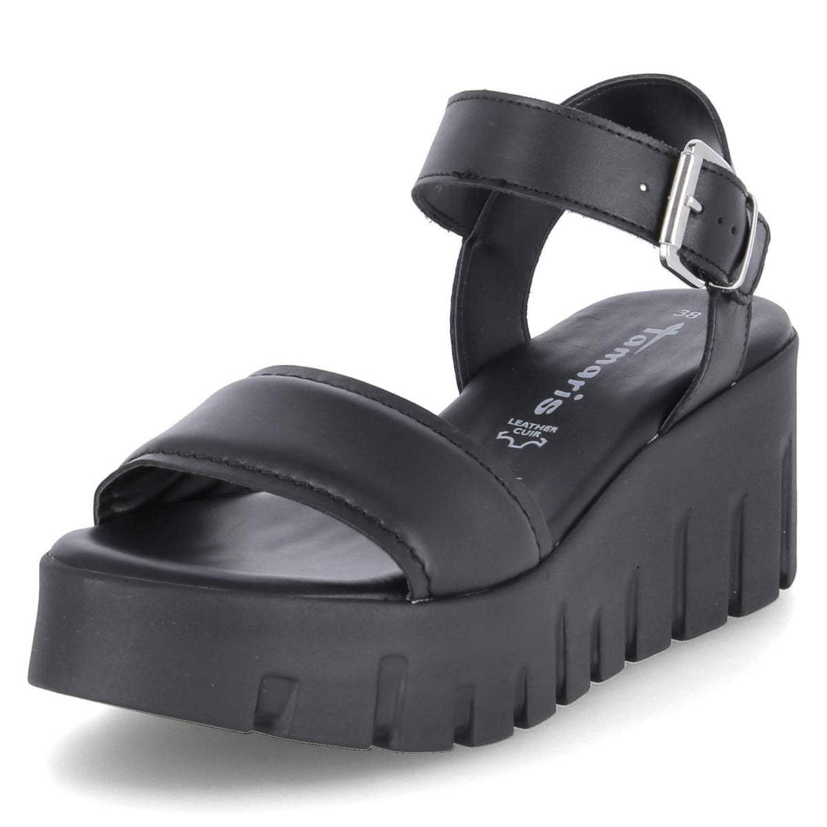 Plateausandalen  Schwarz