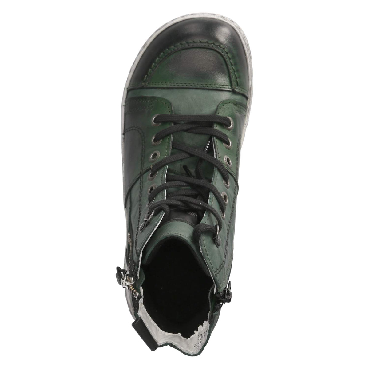 Schnürstiefeletten  Grün