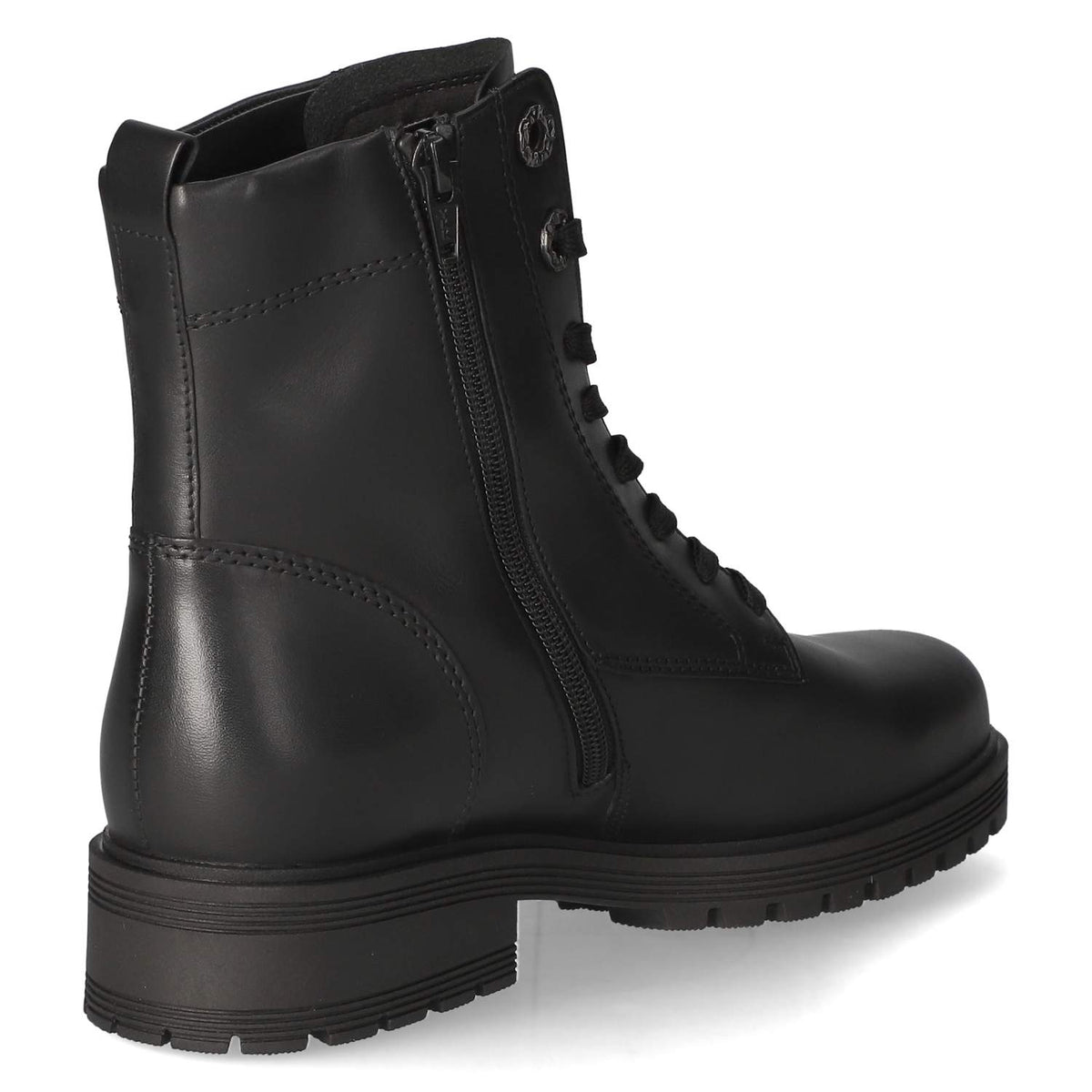 Schnürstiefeletten  Schwarz