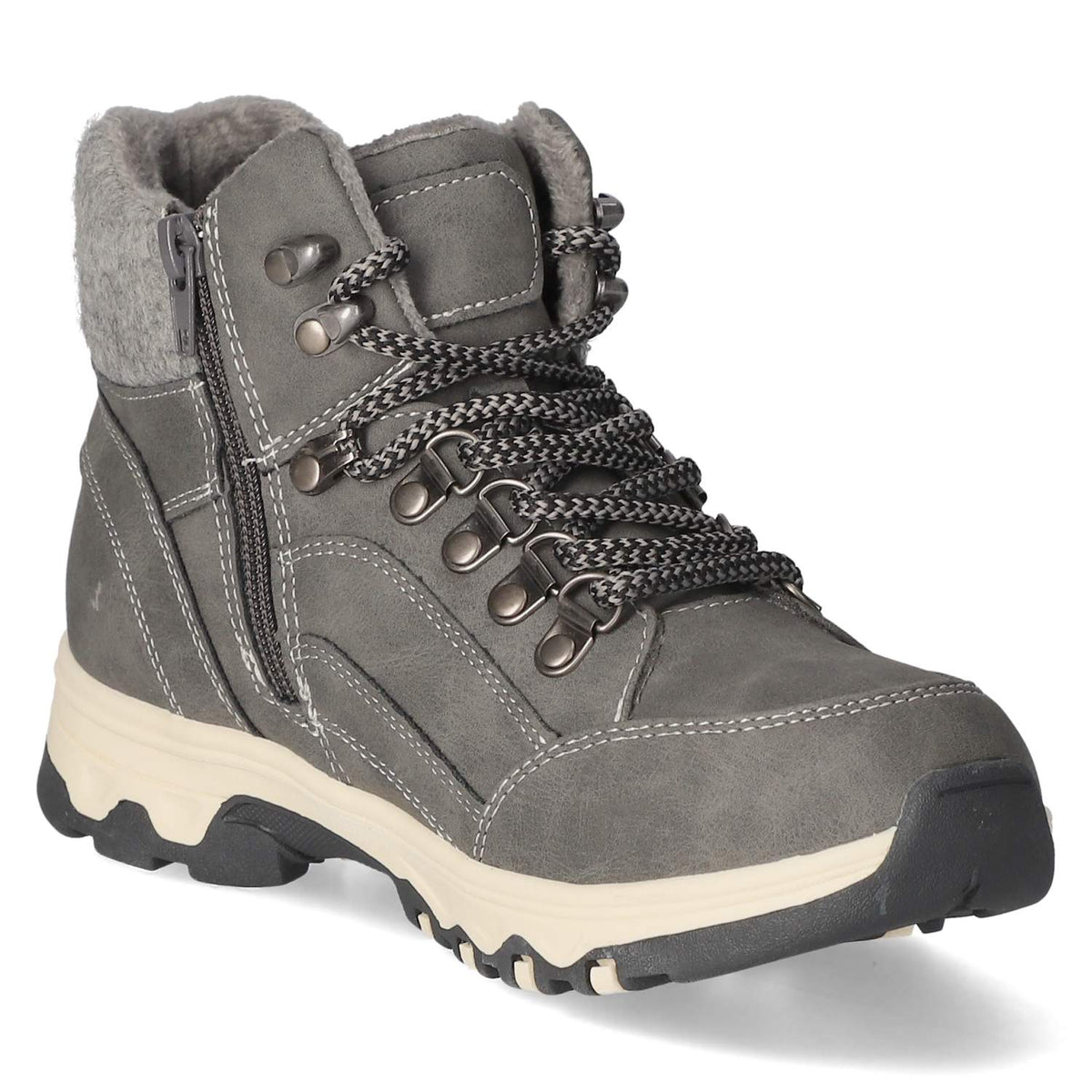 Schnürstiefeletten  Grau