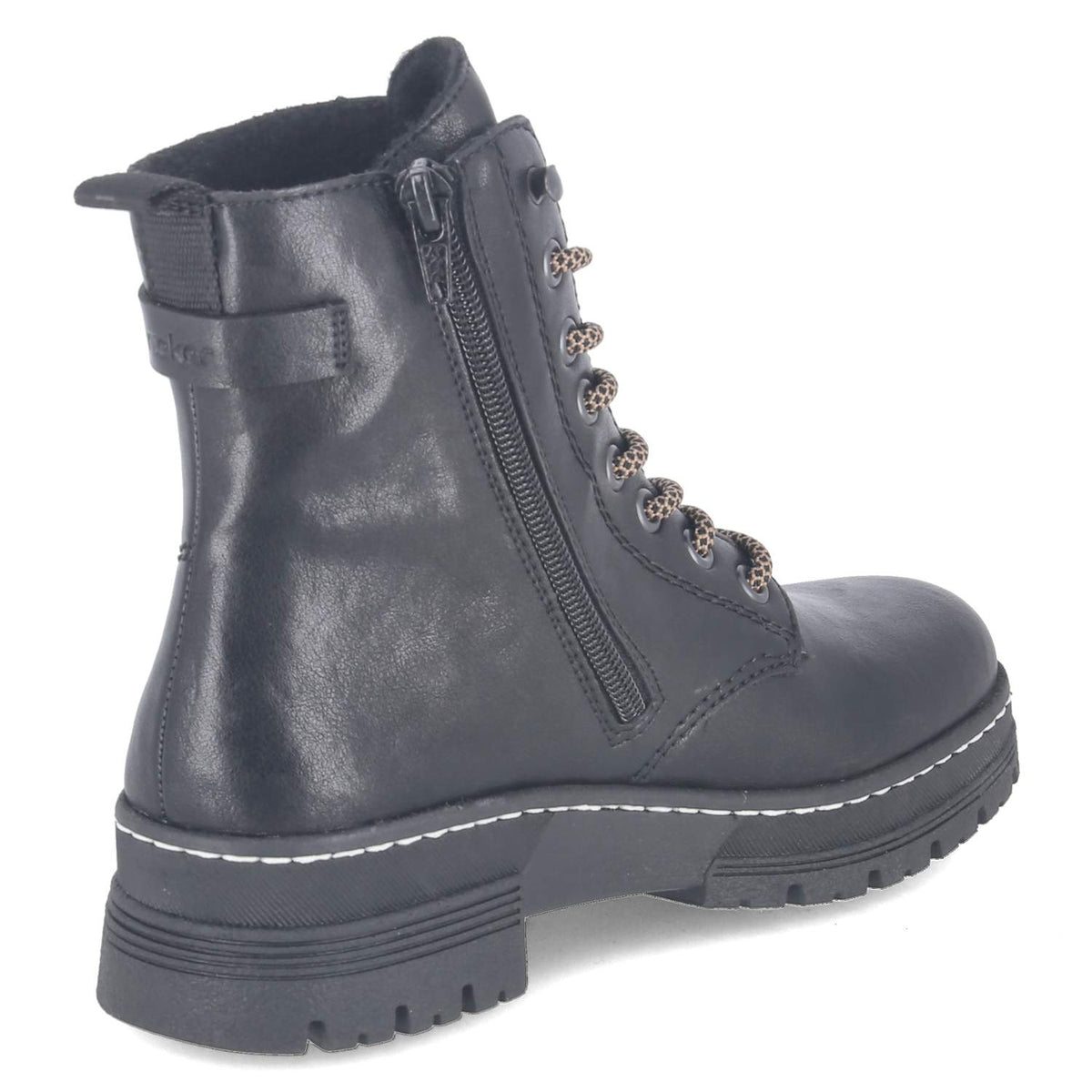 Schnürboots  Schwarz