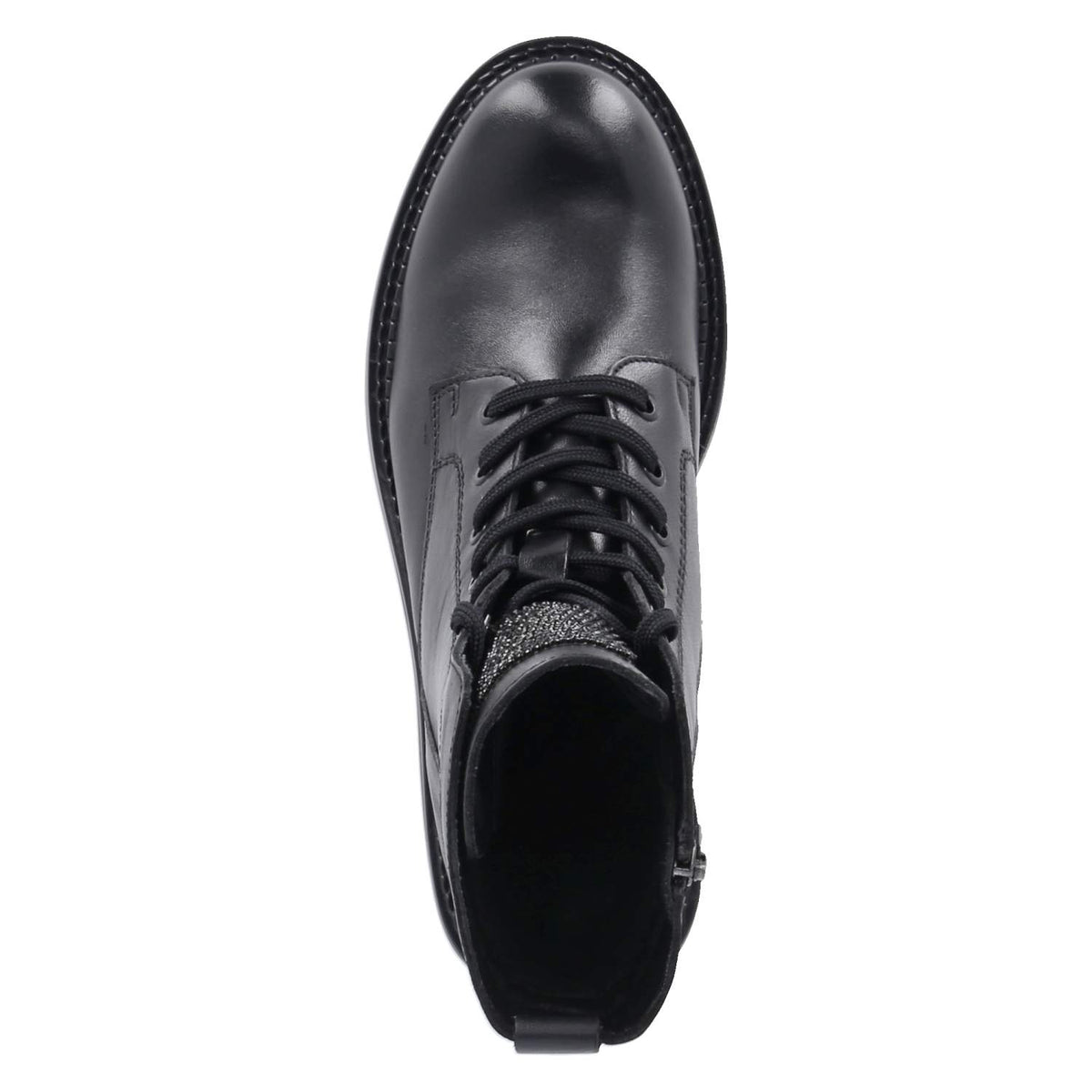 Schnürboots  Schwarz