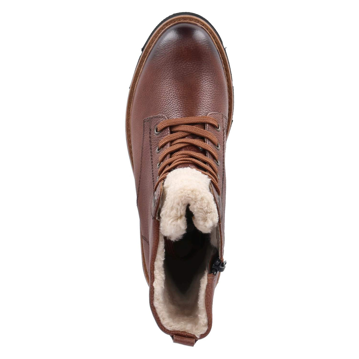 Schnürstiefeletten  Braun