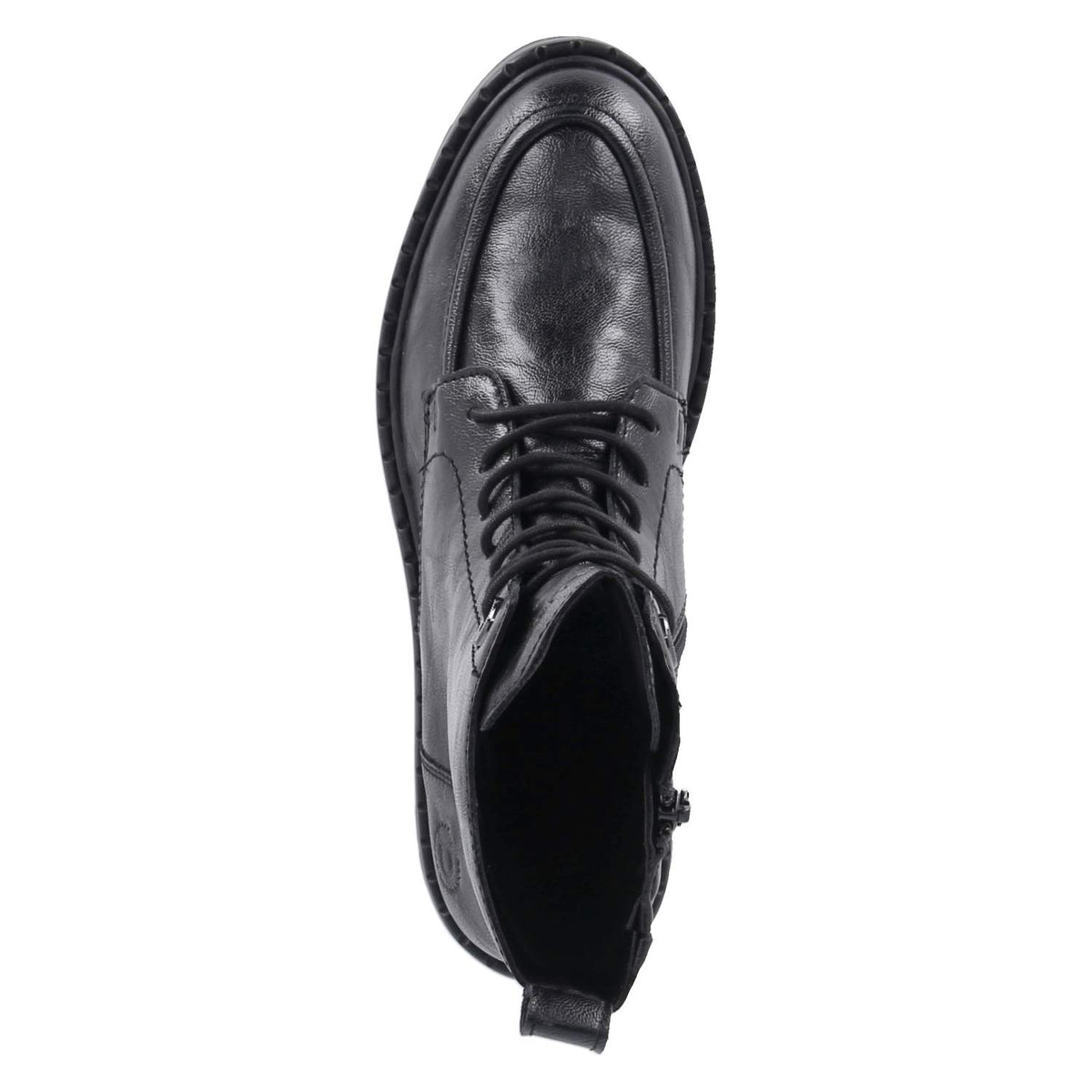 Schnürstiefeletten  Schwarz
