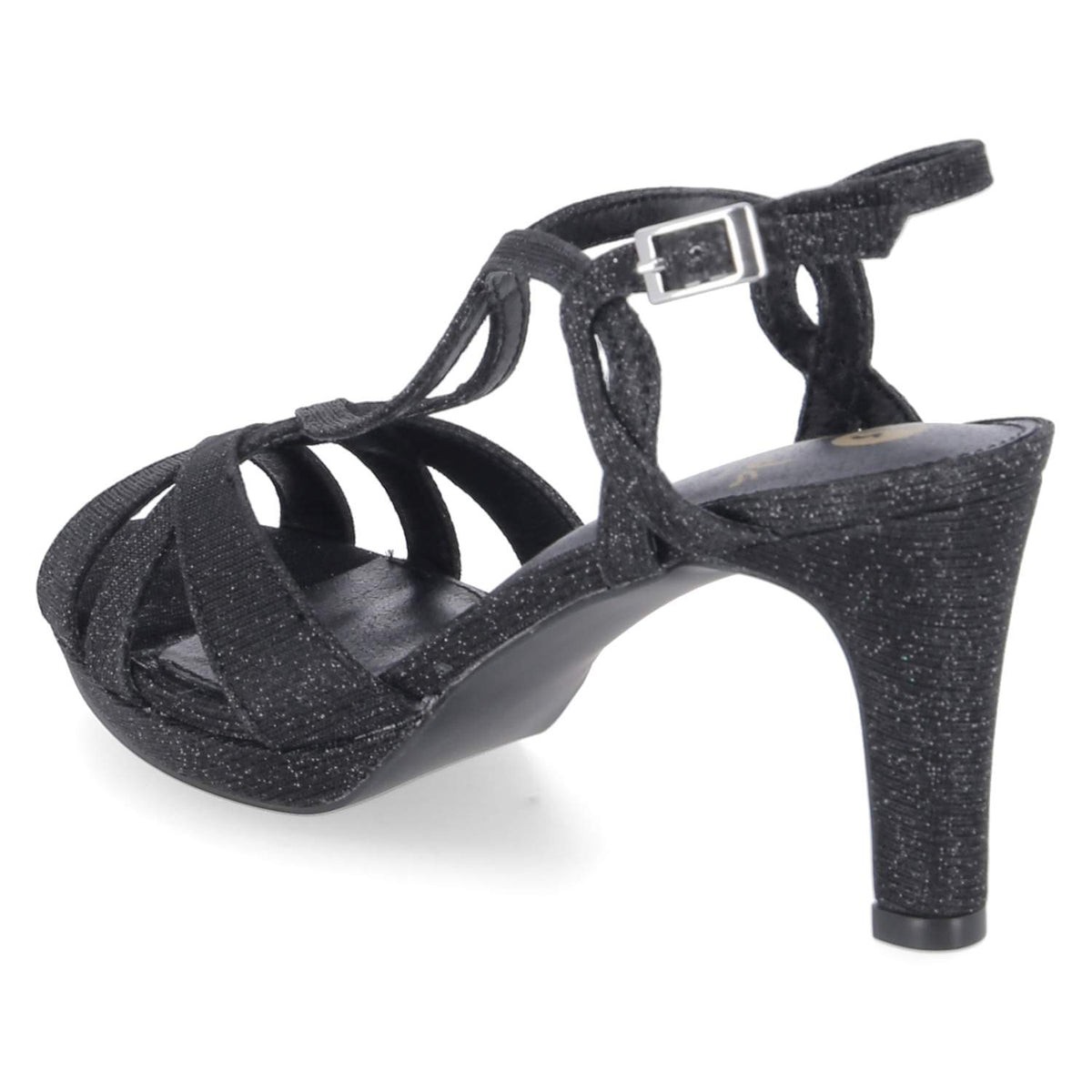 Glam-Sandaletten  Schwarz