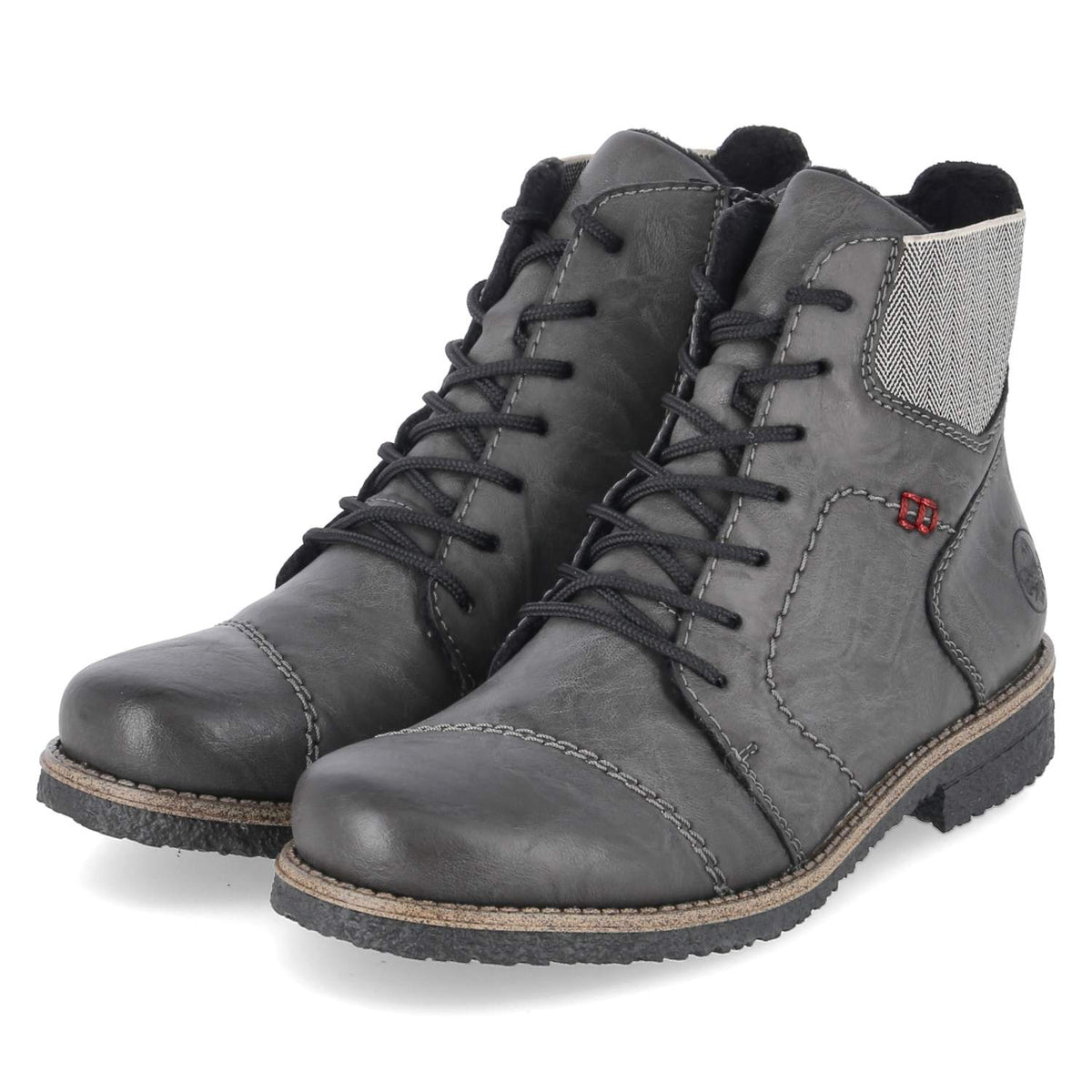 Schnürboots  Grau