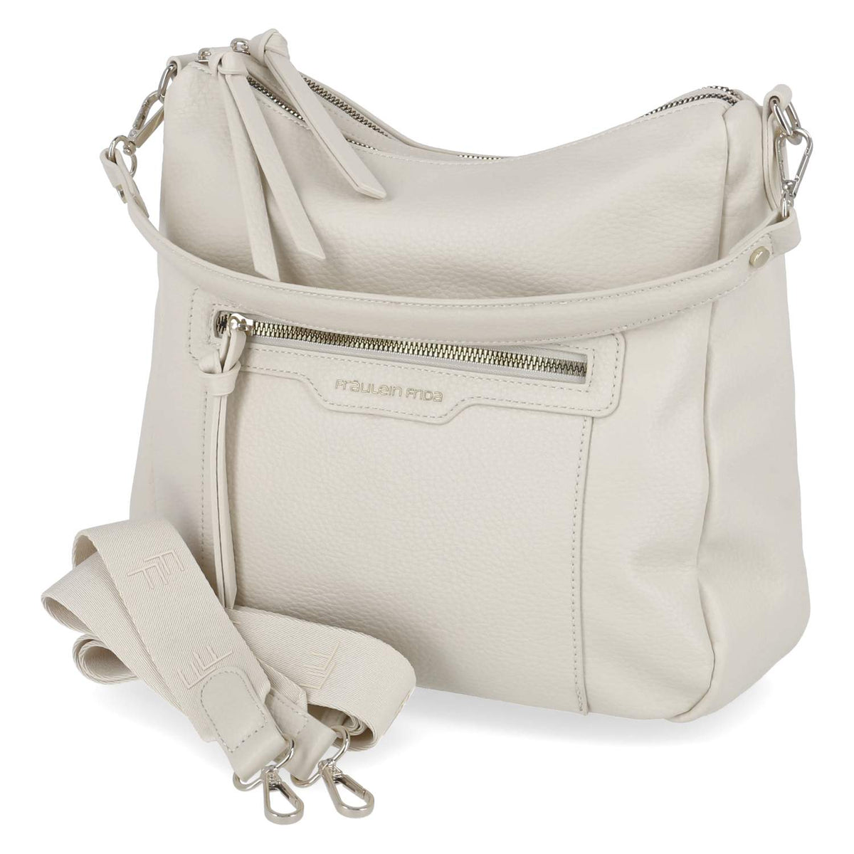 Schultertasche  Beige