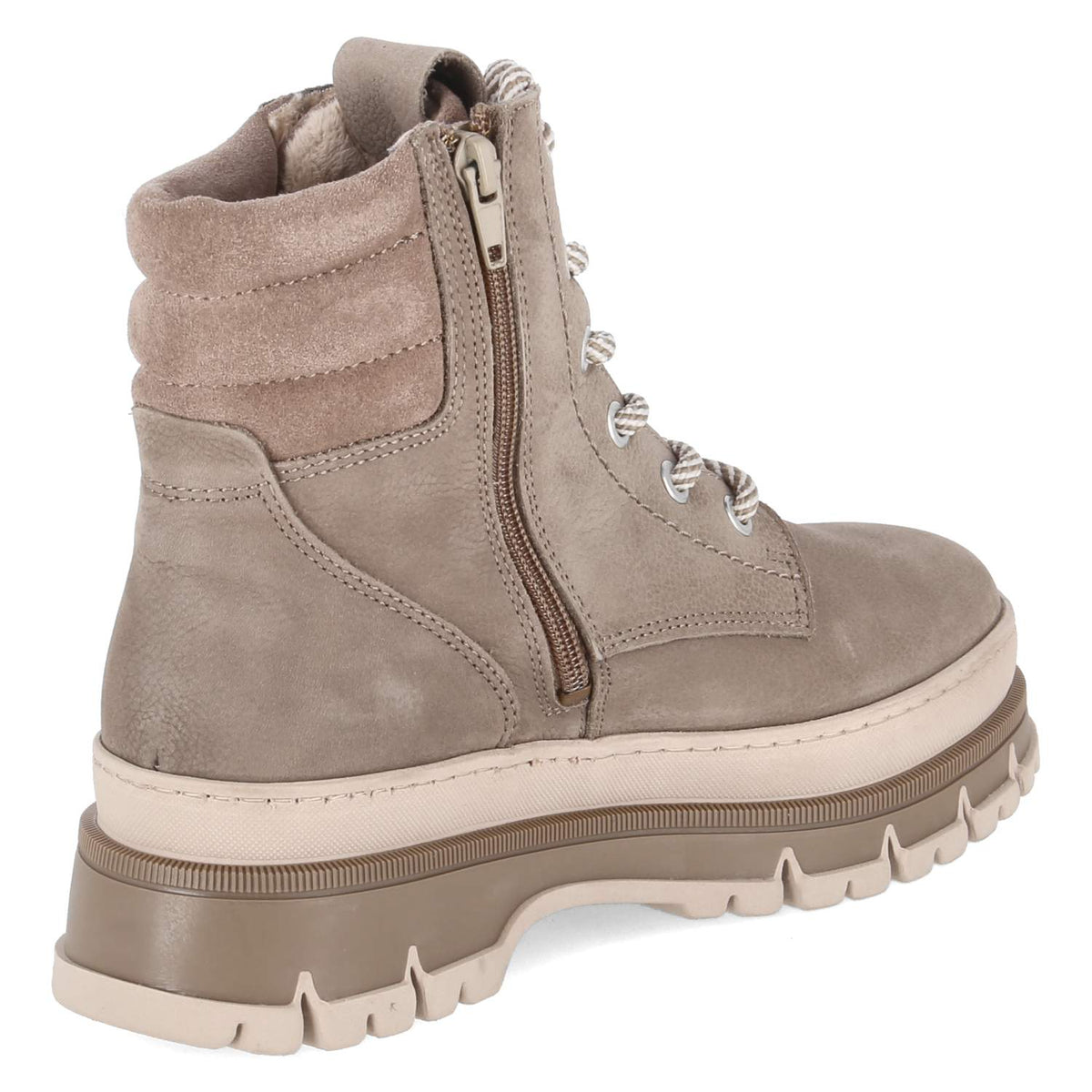 Schnürboots  Taupe