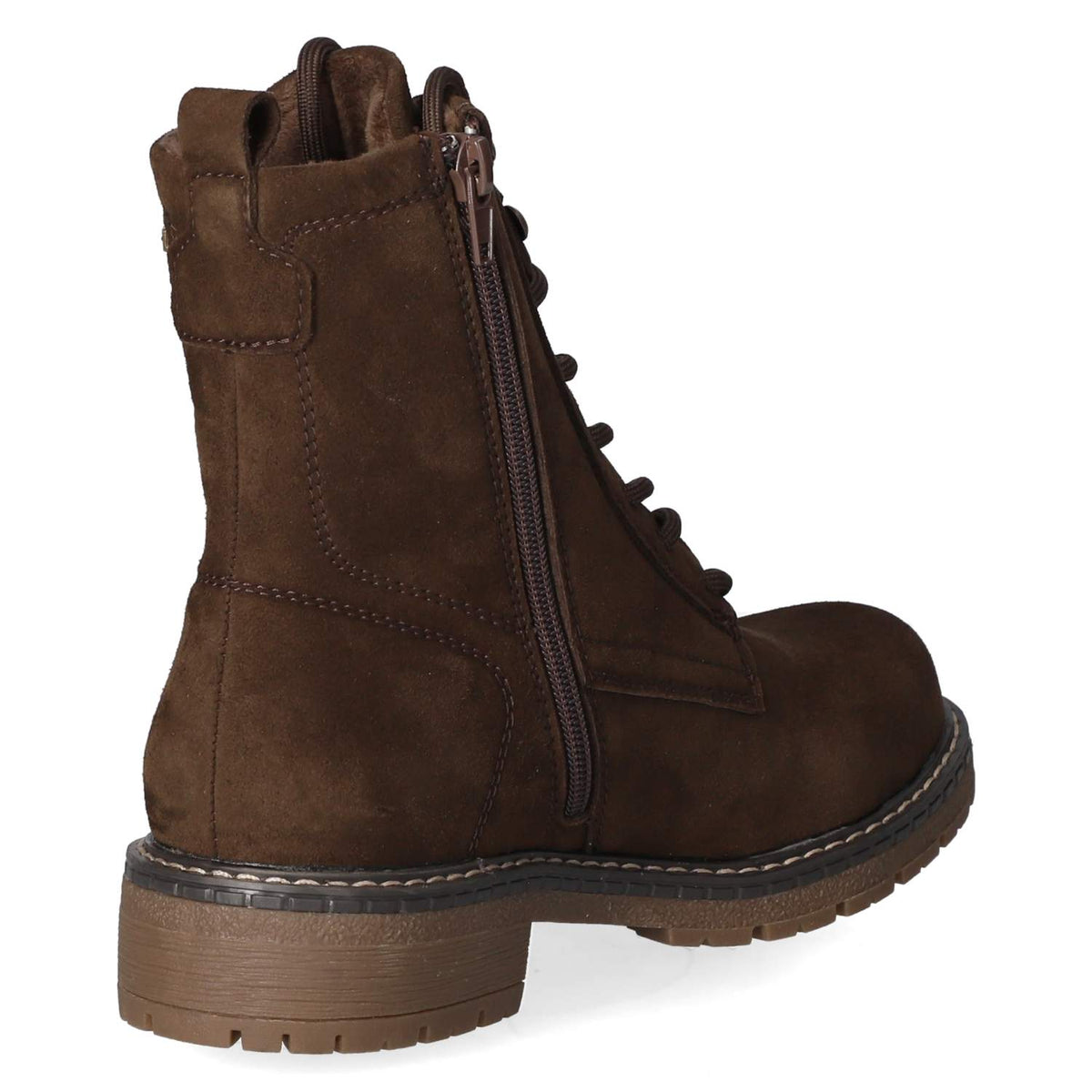 Schnürstiefeletten  Braun